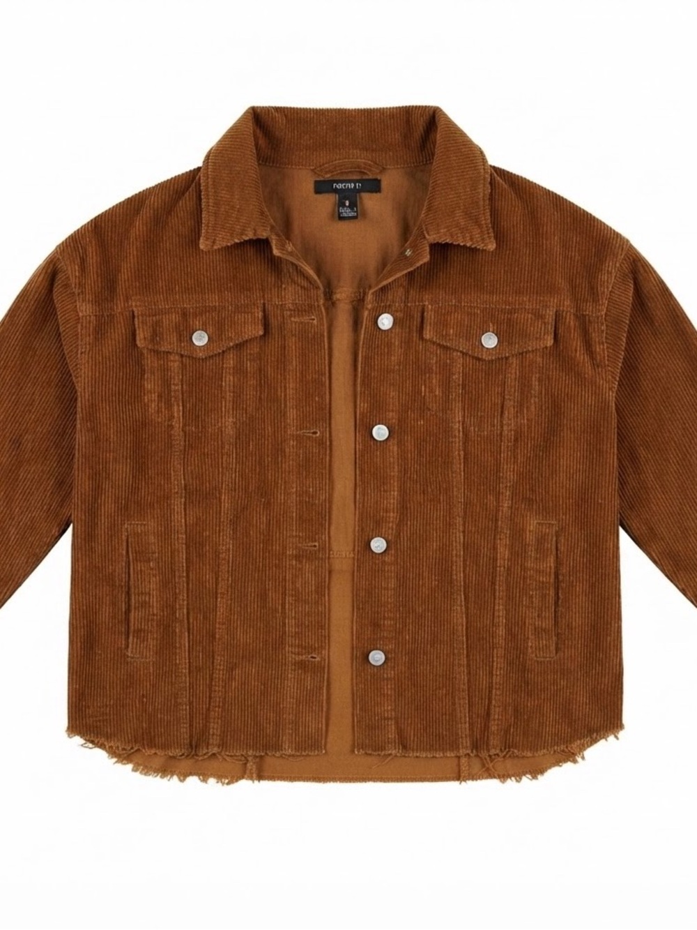 Forever 21 Women's Corduroy Jacket in Rust Brown